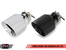 AWE Non-Resonated Track Edition Exhaust w/3.5" Black Tips 2018-24 Audi S5 Sportback