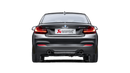 Akrapovic 2016-17 BMW M240i (F22 F23) Evolution Line Stainless Steel Cat Back Exhaust System with Carbon Tips and Link Pipe - MGC Suspensions