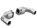 Akrapovic Titanium Link Pipe Set w/100 Cell Catalytic Converters 2010-13 Porsche 911 Turbo/S 997