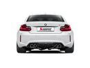 Akrapovic 2016-17 BMW M2 F87 (Excludes M2 Competition) Evolution Line Titanium Cat Back Exhaust System with Carbon Tips. - MGC Suspensions