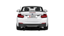 Akrapovic 2016-17 BMW M240i (F22 F23) Evolution Line Stainless Steel Cat Back Exhaust System with Carbon Tips and Link Pipe - MGC Suspensions