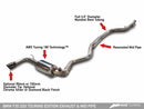 AWE Touring Exhaust & Mid Pipe w/4" Chrome Tip 2013-18 BMW 320i F30