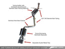 AWE Touring Exhaust w/3.5" Polished Tips 2009-16 Audi A4 (B8)