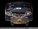 AWE Track Exhaust w/4" Chrome Tips 2014-16 Porsche Panamera 2/4 V6
