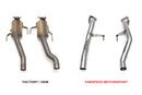 Fabspeed Secondary Bypass Pipes 2002-07 Porsche Cayenne Turbo/S 955