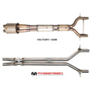 Fabspeed Resonator Bypass X-Pipe 2010-16 Porsche Panamera V6/S/GTS/Turbo/Turbo S 970