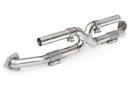 Fabspeed Center Muffler Bypass X-Pipe 2012-16 Porsche 911 Carrera 991