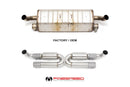Fabspeed Center Muffler Bypass X-Pipe 2017-19 Porsche 911 Carrera 991.2 (w/o PSE)