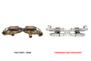 Fabspeed Catalytic Converter X-Pipe 1995-98 Porsche 911 Turbo 993