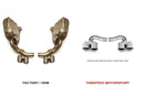 Fabspeed Side Muffler Bypass Pipes 2009-12 Porsche 911 Carrera (997.2)