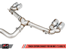 AWE Track Exhaust w/4" Chrome Tips 2018-19 Volkswagen Golf R Mk7.5