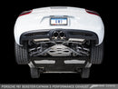 AWE Performance Exhaust w/4" Chrome Tips 2013-16 Porsche 981 Boxster/Cayman