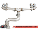 AWE Track Exhaust w/4" Chrome Tips 2018-19 Volkswagen Golf R Mk7.5