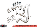 AWE Track Exhaust w/4" Chrome Tips 2018-19 Volkswagen Golf R Mk7.5