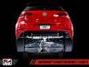 AWE SwitchPath Valved Exhaust w/4" Black Tips 2015-17 Volkswagen Golf R Mk7