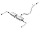 Borla 14-16 Audi A3 Quattro 2.0L Turbo AT/MT RWD 4DR S-Type Cat-Back Exhaust Single Split Rear Exit - MGC Suspensions