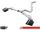 AWE Tuning 2017-19 Audi RS3 Track Edition Exhaust with 180mm Diamond Black RS Style Tips-MGC Suspensions