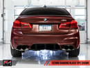 AWE Tuning 2018-19 BMW F90 M5 SwitchPath Cat-Back Exhaust with Black Diamond Tips-MGC Suspensions