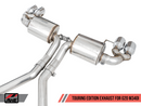 AWE Tuning 2019+ BMW M340i (G20) Non-Resonated Touring Edition Exhaust System with Quad Diamond Black Tips-MGC Suspensions