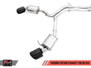 AWE Tuning 2018-19 Audi RS5 (B9) Touring Edition Exhaust System with Diamond Black RS Style Tips-MGC Suspensions