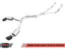AWE Tuning 2019 Audi RS5 Sportback B9 Touring Edition Exhaust System with Diamond Black RS Style Tips. (Resonated for Performance Catalyst)-MGC Suspensions