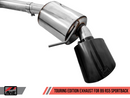 AWE Tuning 2019 Audi RS5 Sportback B9 Touring Edition Exhaust System with Diamond Black RS Style Tips. (Resonated for Performance Catalyst)-MGC Suspensions