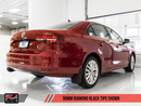 AWE Tuning 2009-14 Volkswagen Jetta Mk6 1.4T Track Edition Exhaust with Diamond Black Tips-MGC Suspensions
