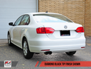 AWE Tuning Mk6 Jetta 2.5L Track Edition Exhaust - Diamond Black Tips - MGC Suspensions
