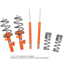 KONI STR.T (Orange) Lowering Suspension Kit for 2005-2010 Audi A6 Quattro. (1125 1135) - MGC Suspensions