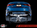 AWE Tuning 2015-20 Audi S3 (8V) SwitchPath Exhaust System with 102mm Chrome Silver Tips.-MGC Suspensions