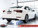AWE Tuning 2018-19 Volkswagen Jetta GLI Mk7 Track Edition Exhaust with Diamond Black Tips (Fits OEM Down Pipe)-MGC Suspensions