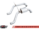 AWE Tuning 2018-19 Volkswagen Jetta GLI Mk7 Track Edition Exhaust with Diamond Black Tips (Fits OEM Down Pipe)-MGC Suspensions