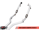 AWE Tuning 2018-20 Audi S4 (B9) SwitchPath Exhaust System with 102mm Chrome Silver Tips (Non-Resonated Downpipes)-MGC Suspensions