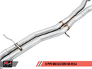 AWE Tuning 2018-20 Audi S4 (B9) SwitchPath Exhaust System with 102mm Chrome Silver Tips (Non-Resonated Downpipes)-MGC Suspensions