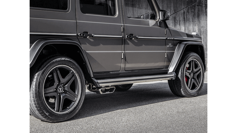 Akrapovic 2015-17 Mercedes Benz G63 AMG (W463) Evolution Line Titanium Cat-Back Exhaust System with Tips & Fittings - MGC Suspensions