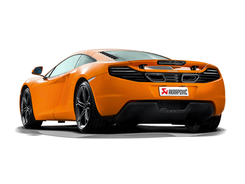 Akrapovic Slip-On Line Titanium Exhaust w/Carbon Tips 2012-14 McLaren 12C