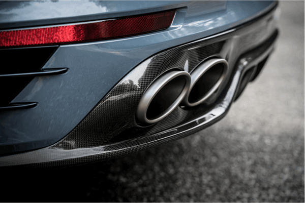 Akrapovic 2016-17 Porsche 911 Turbo/Turbo S (991.2) Rear Carbon Fiber Diffuser-Matte Finish - MGC Suspensions