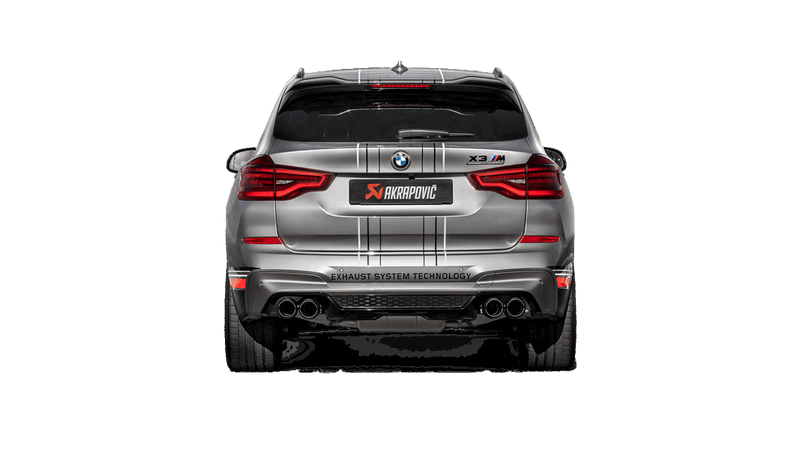 Akrapovic 2019-20 BMW X3 M/X4 M (F97/F98) w/OPF/GPF Slip-On Line Titanium Exhaust System. Tips Not Included. - MGC Suspensions