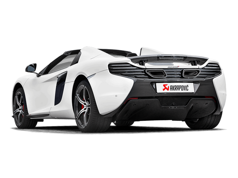 Akrapovic Slip-On Titanium Exhaust w/Carbon Tips 2014-19 McLaren 650S