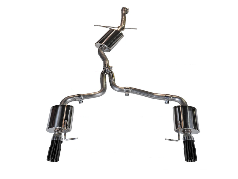 AWE Touring Exhaust w/3.5" Black Tips 2010-17 Audi Q5 2.0T