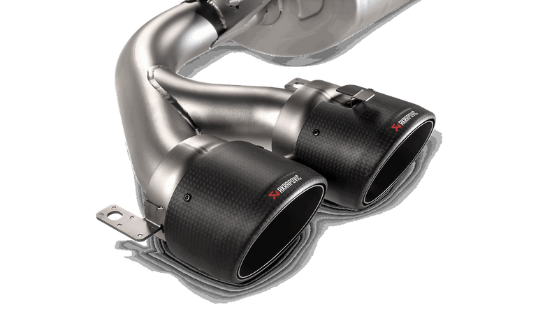 Akrapovic 2019+ Mercedes-AMG A35 Hatchback (W177) with OPF/GPF Slip-On Line Titanium Exhaust System with Carbon Tips - MGC Suspensions