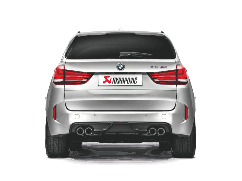 Akrapovic 2015-17 BMW X5M (F85) Rear Carbon Fiber Diffuser in Matte Black - MGC Suspensions