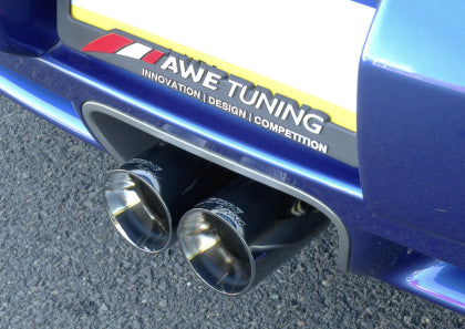 AWE 3" Black Exhaust Tips 2005-12 Porsche 987 Boxster/Cayman