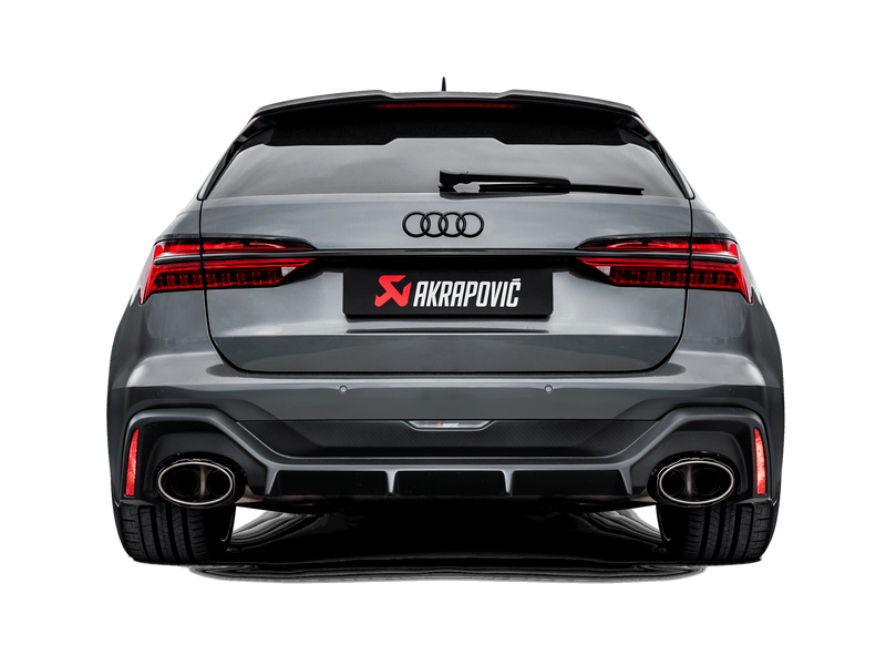 Akrapovic Evolution Line Exhaust System w/Link Pipes 2020+ Audi RS6 Avant