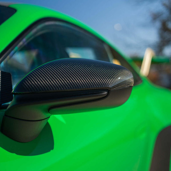 Fabspeed Carbon Fiber Mirror Covers 2022+ Porsche 992 Carrera/Turbo/GT3