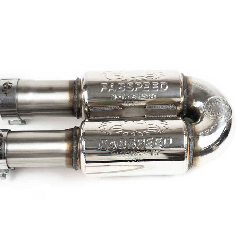 Fabspeed Supercup Exhaust w/4.5" Oval Tip 1976-89 Porsche 911 Carrera