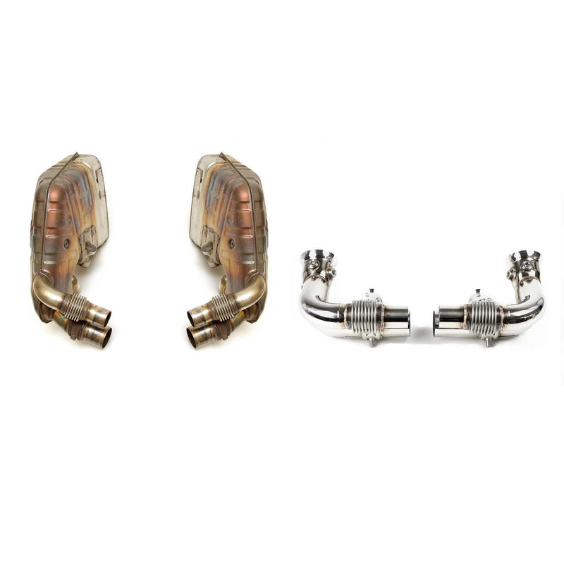 Fabspeed Side Muffler Bypass Pipes 2014-16 Porsche 911 GT3/RS 991