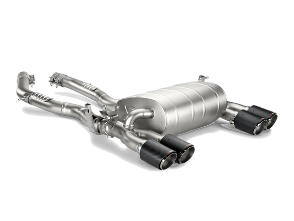 Akrapovic Slip-On Titanium Exhaust w/Carbon Tips 2014-17 BMW M3 F80