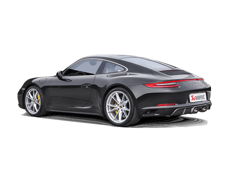 Akrapovic 2016-17 Porsche 911 Carrera S/4/4S/GTS (991.2) Slip-On Line Titanium Exhaust System with Titanium Tips - MGC Suspensions