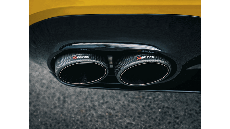 Akrapovic 2019+ Mercedes-AMG A35 Hatchback (W177) with OPF/GPF Slip-On Line Titanium Exhaust System with Carbon Tips - MGC Suspensions